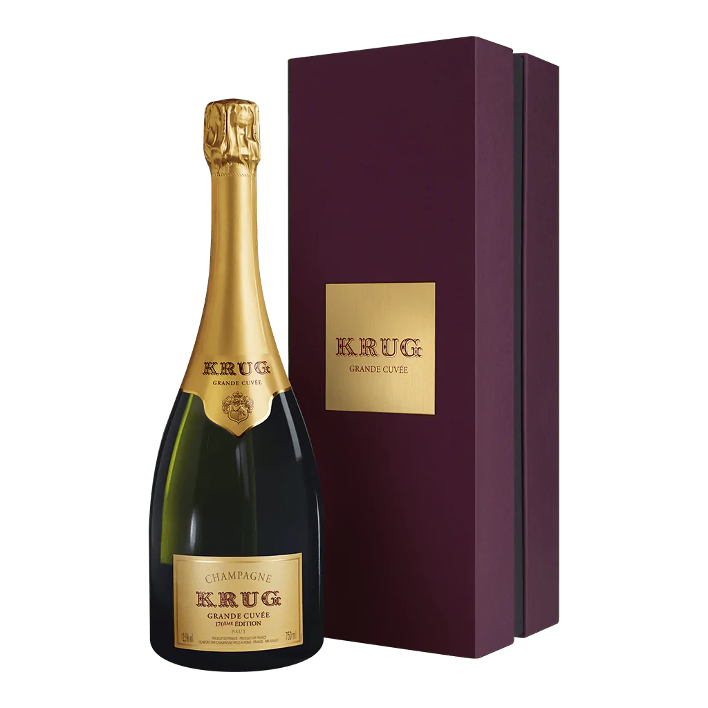 KRUG GRANDE CUVÉE 170ÈME ÉDITION with Giftbox – Vintage Library KRUG GRANDE CUVÉE 170ÈME ÉDITION with Giftbox – Vintage Library