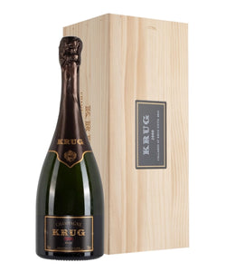 KRUG VINTAGE 1998 with wooden case